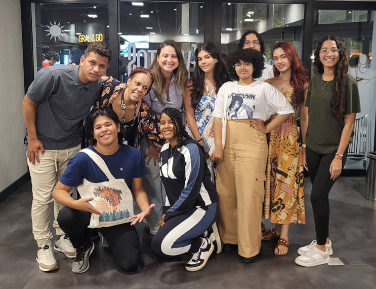estudantes da Fiocruz Ceará chegando no Rio de Janeiro para a primeira Jornada Nacional da Rede Provoc.