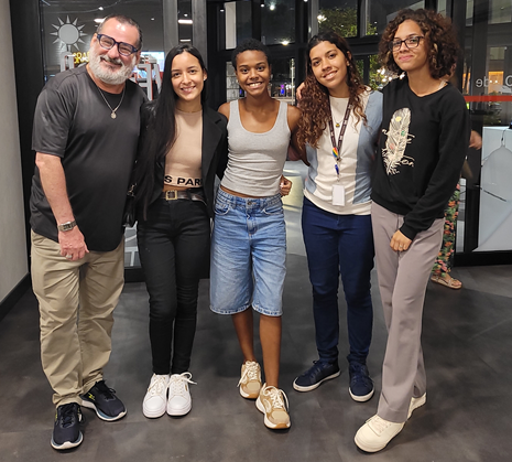 estudantes da Fiocruz Bahia chegando no Rio de Janeiro para a primeira Jornada Nacional da Rede Provoc.