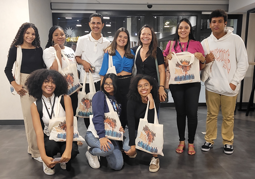 estudantes da Fiocruz Piauí chegando no Rio de Janeiro para a primeira Jornada Nacional da Rede Provoc.