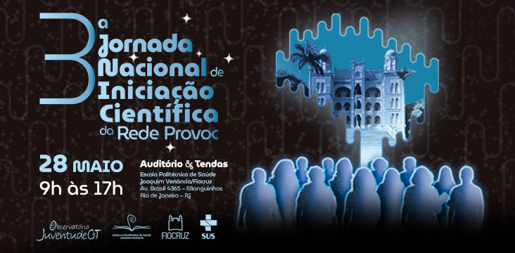 Banner de divulgação da 3 Jornada Nacional da Rede PROVOC