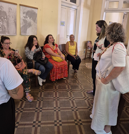 Visita a um dos espaços culturais e de acervo da Fundaj, em Recife.