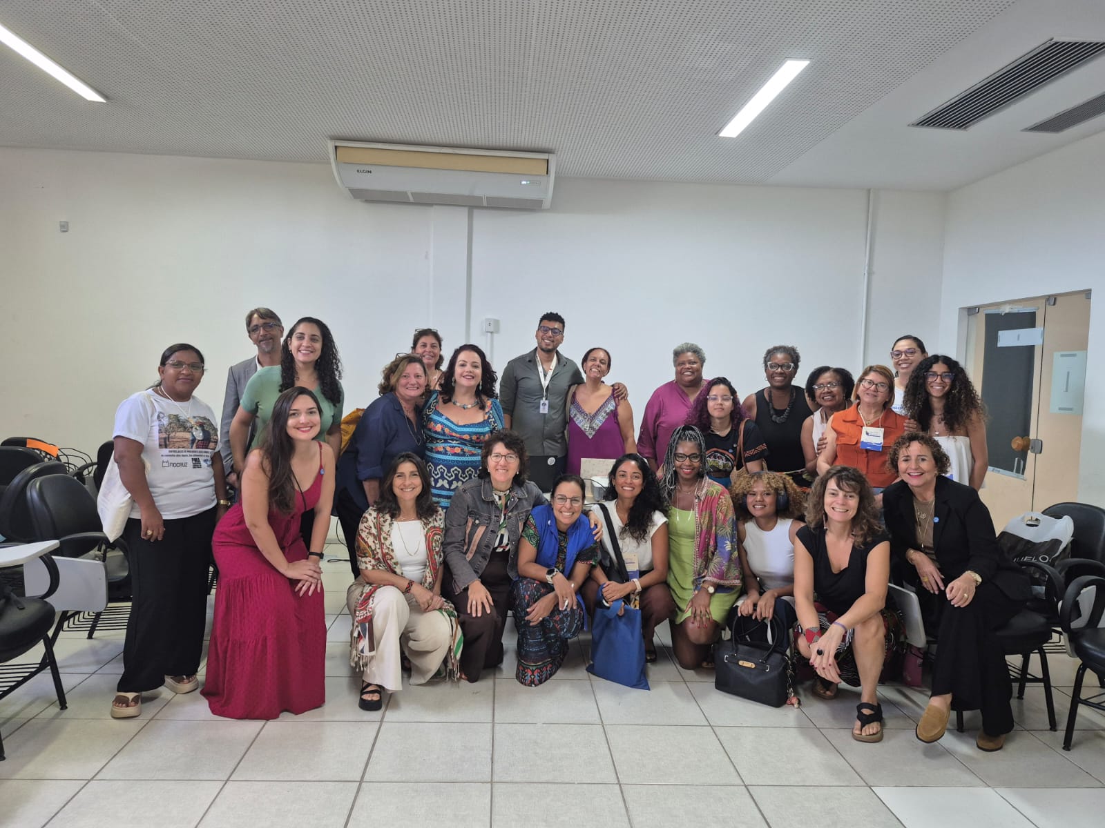 parceiros do Super SUS após encerramento da reunião de avaliação Super SUS